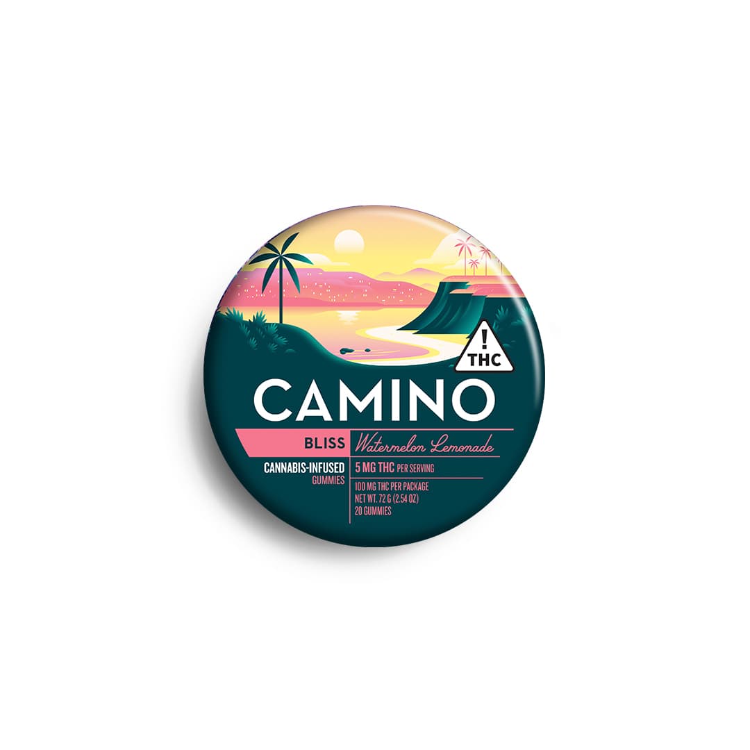 Kiva Camino Watermelon Lemonade Gummies 5mg 20pk