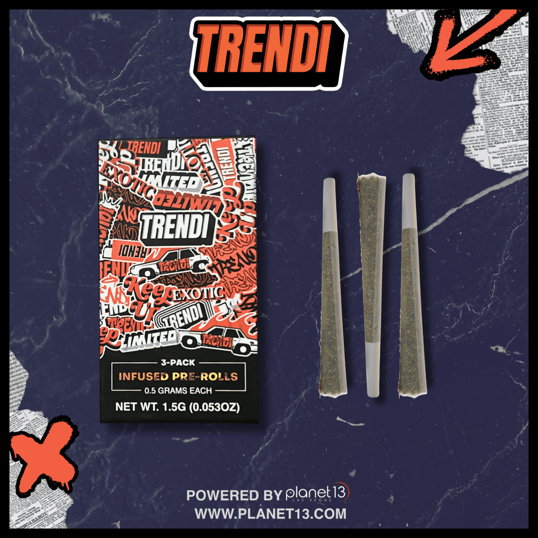 TRENDI Mochi .5g Infused Preroll 3pk