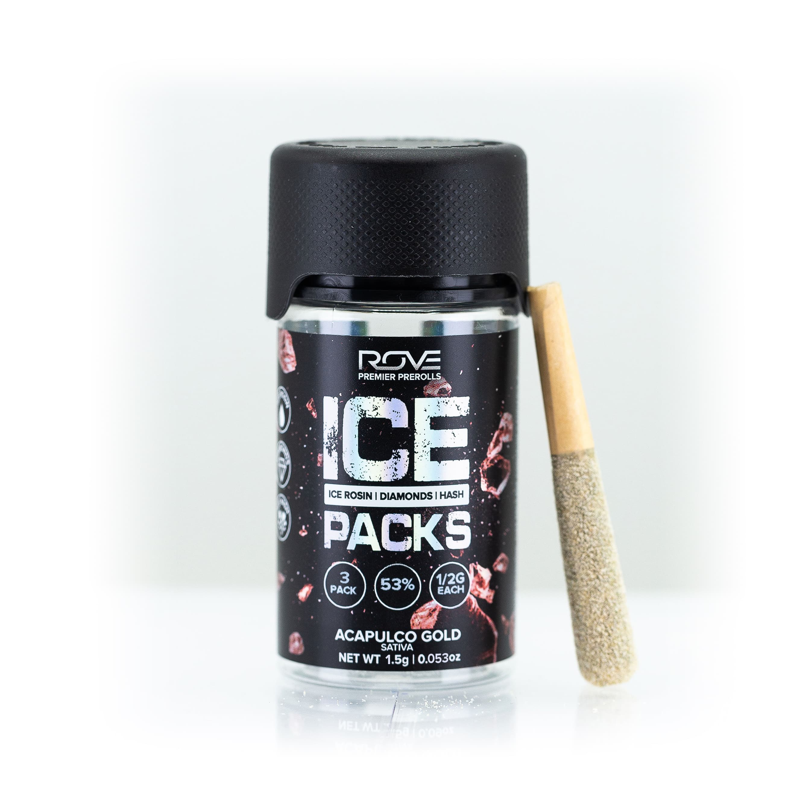 ROVE Acapulco Gold (S) Ice Packs Infused Pre-Roll Multipack 0.5g 3pk