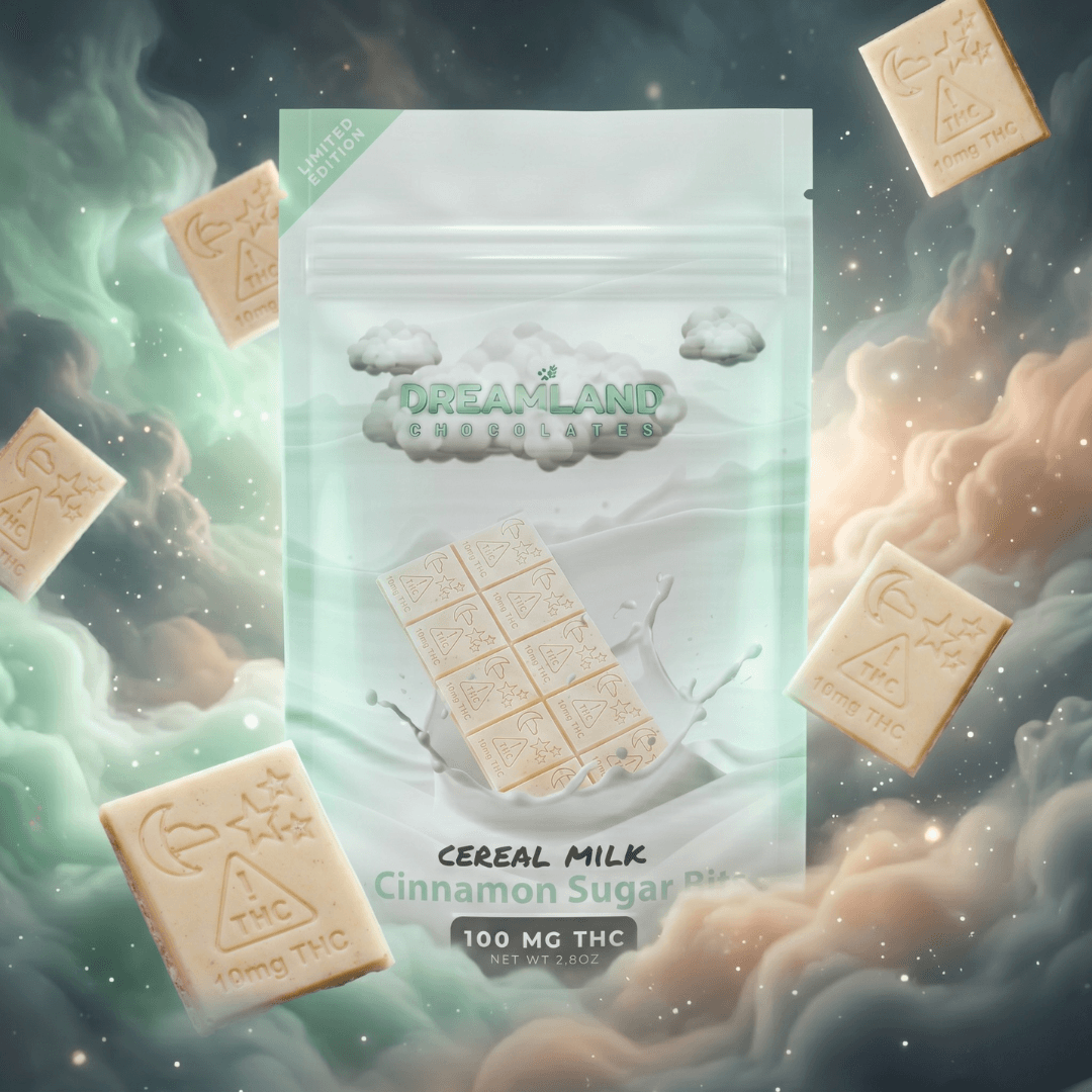 Dreamland Cinnamon Sugar Bits 100mg Chocolate Bar