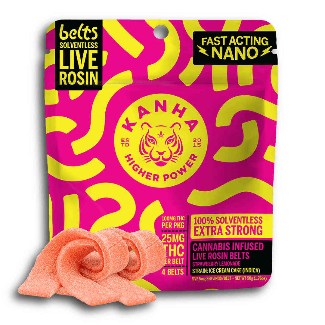 Strawberry Lemonade Solventless Rosin Belts 4-pack