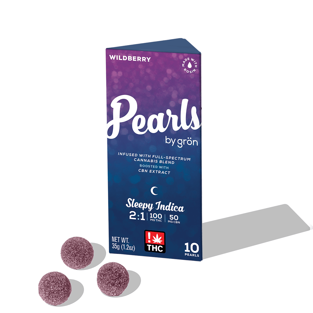 2:1 Wildberry Pearls - THC/CBN - Indica