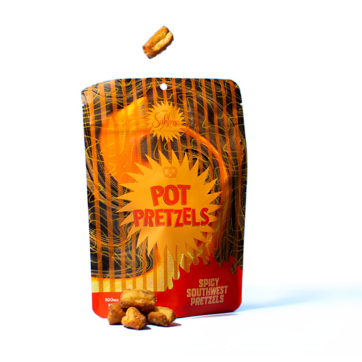 Sublime Spicy Southwest Pretzels (100mg)