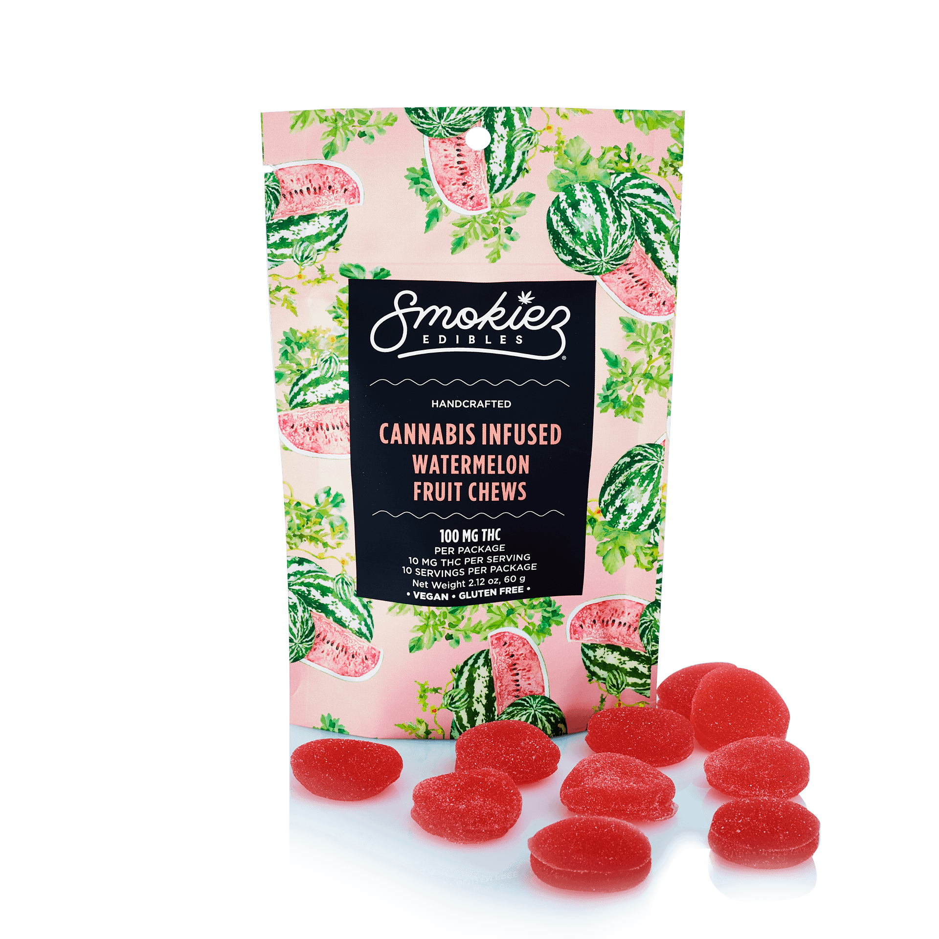 Smokiez - Gummies Sweet 1pk - Watermelon (H) (100mg)