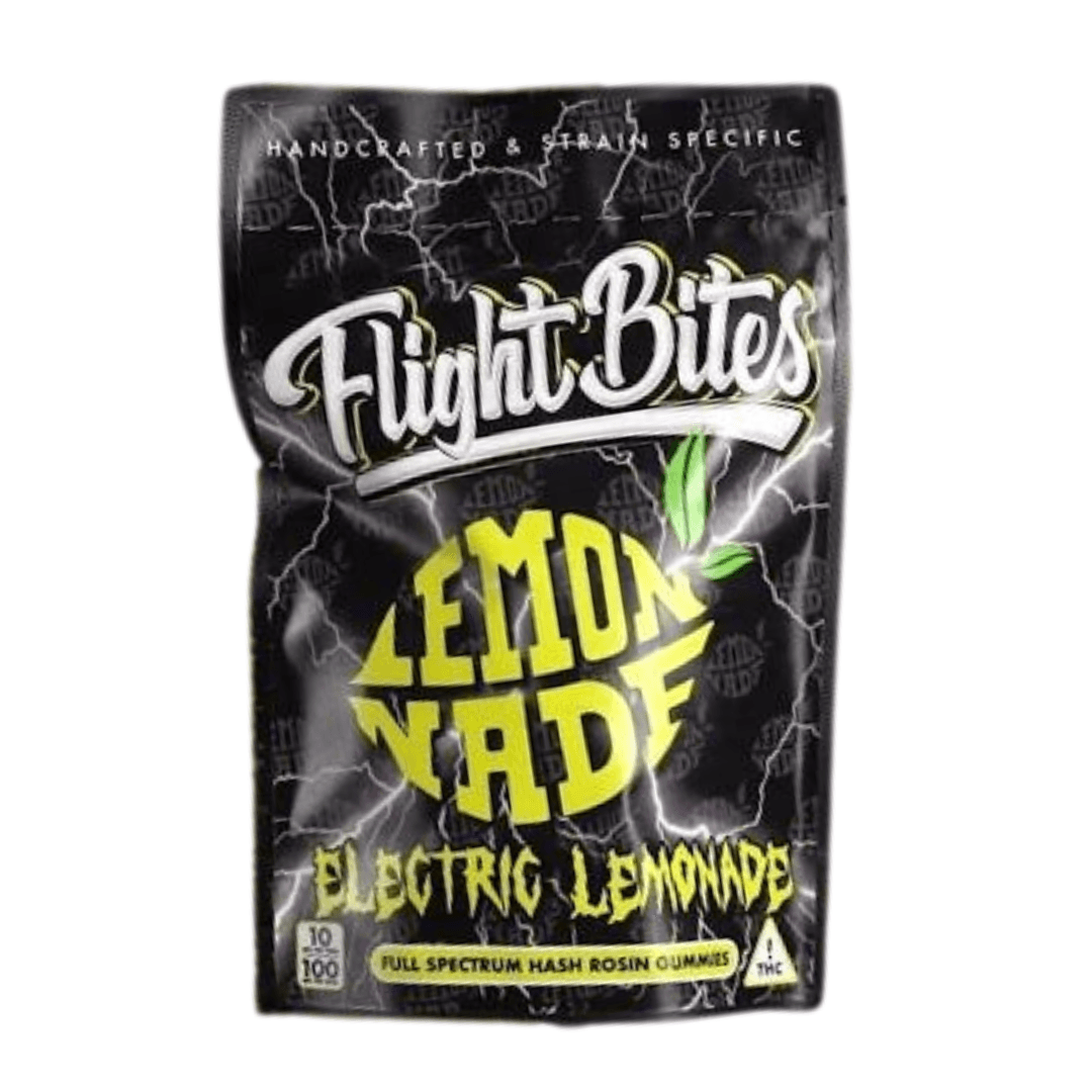 Flight Bites Lemonade 100mg Rosin Gummies
