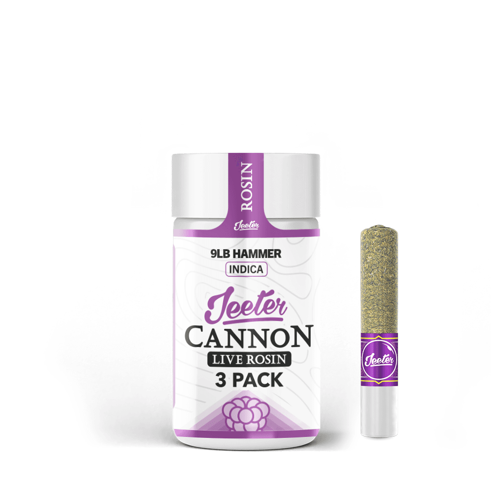 Jeeter - Live Rosin Infused Cannon 3pk - 9lb Hammer (I) (1.5g)