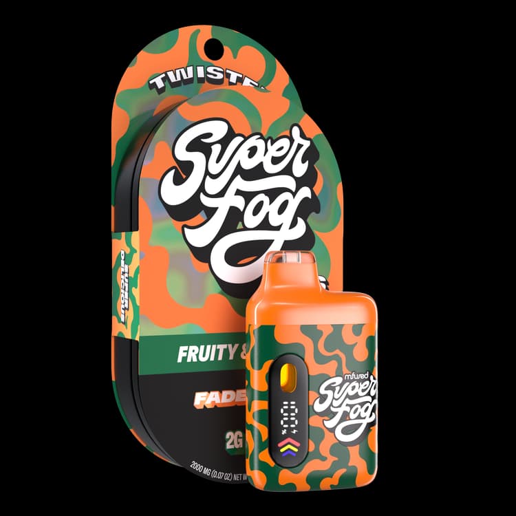 Super Fog AIO Twisted Liquid Diamonds 2000mg Sativa Hybrid Faderade