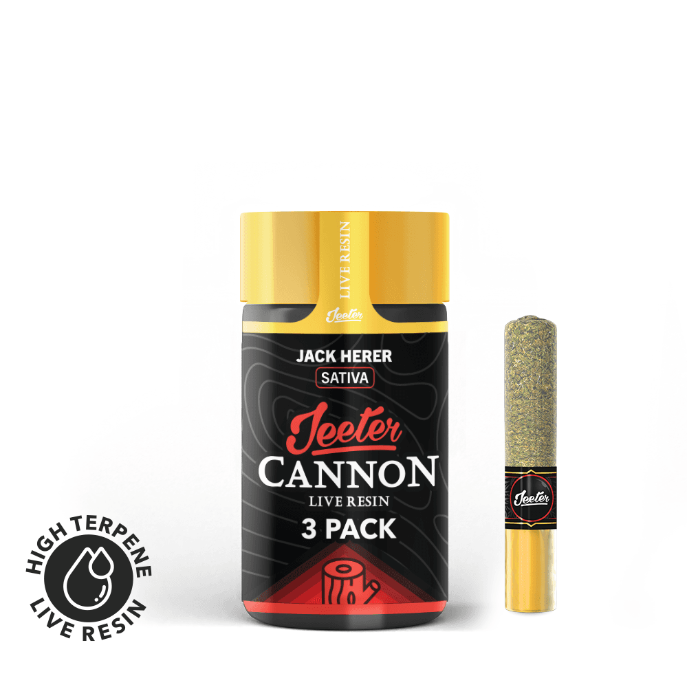 Jeeter - Live Resin Infused Cannon 3pk - Jack Herer (S) (1.5g)