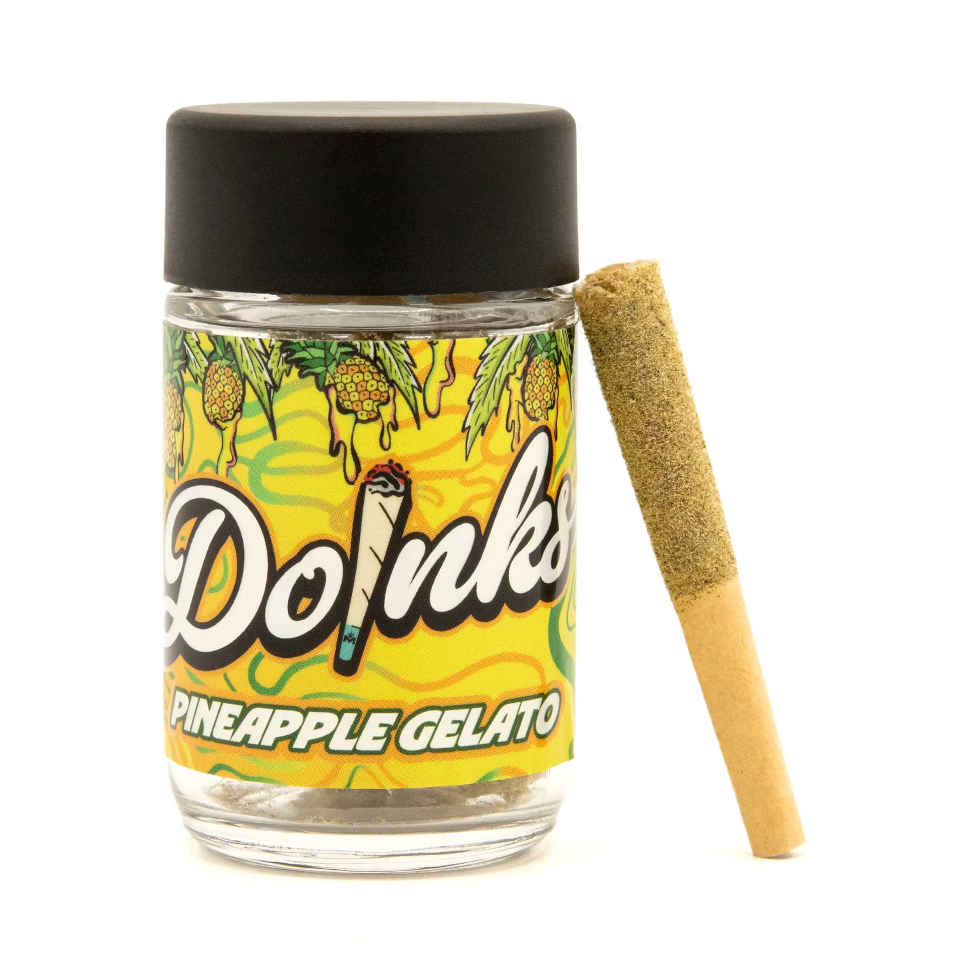 Doinks Pineapple Gelato (H) Live Resin Infused Pre-Roll Multipack 0.5g 4pk