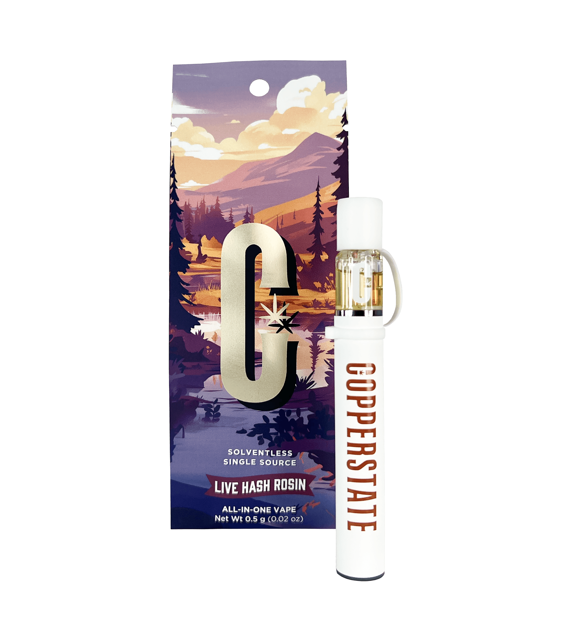 Copperstate Farms AIO Live Hash Rosin Hybrid Cosmic Custard