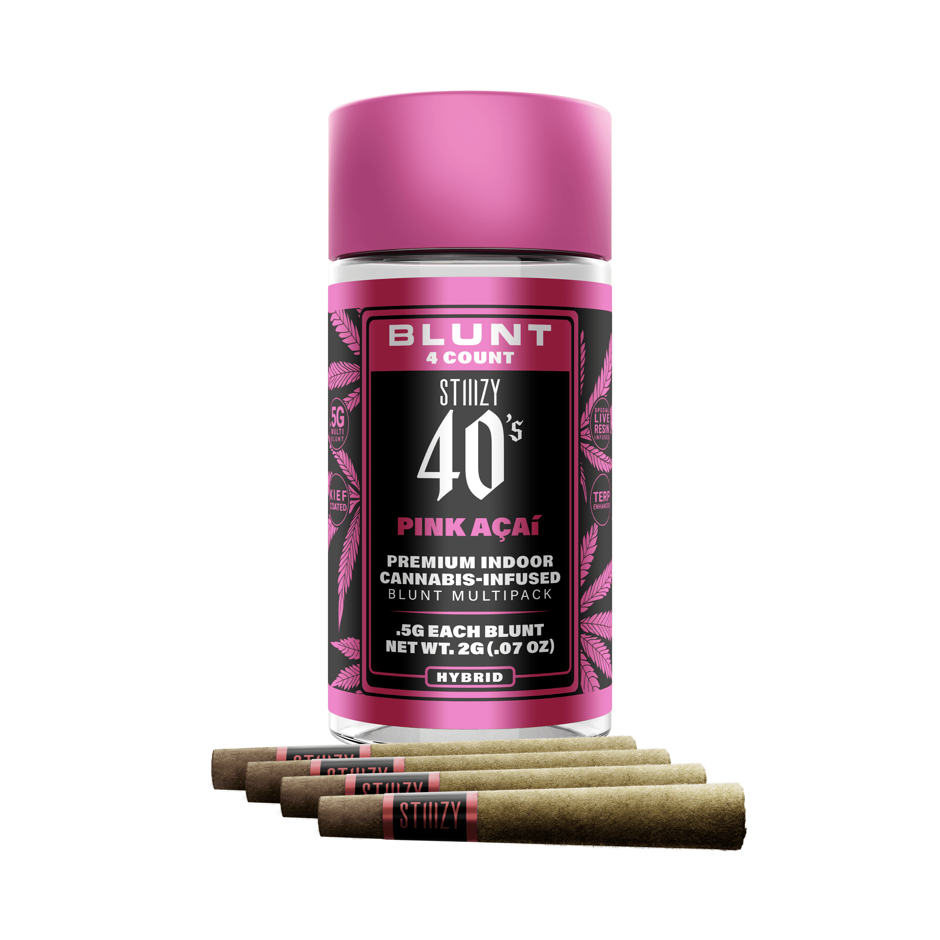 Stiiizy - Pink Acai 40s Infused Blunt 4pk
