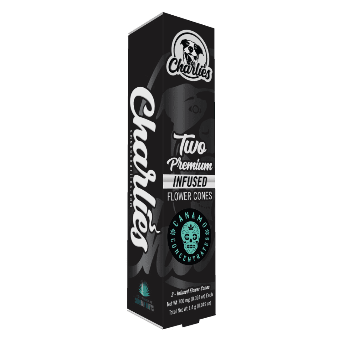 Charlies x Canamo Resin Infused PreRolls 2Pk Grape Durbz x Grape Durbz