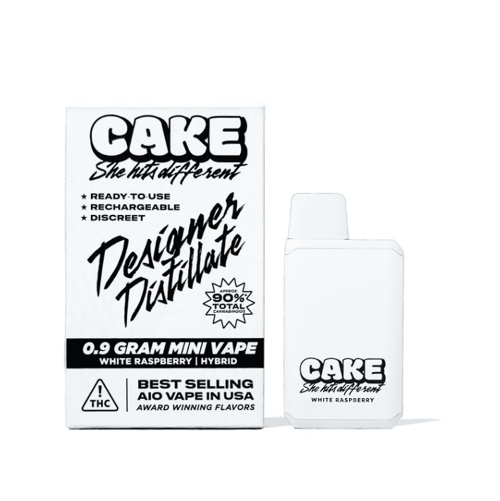CAKE White Raspberry (H) Disposable Vape 0.9g