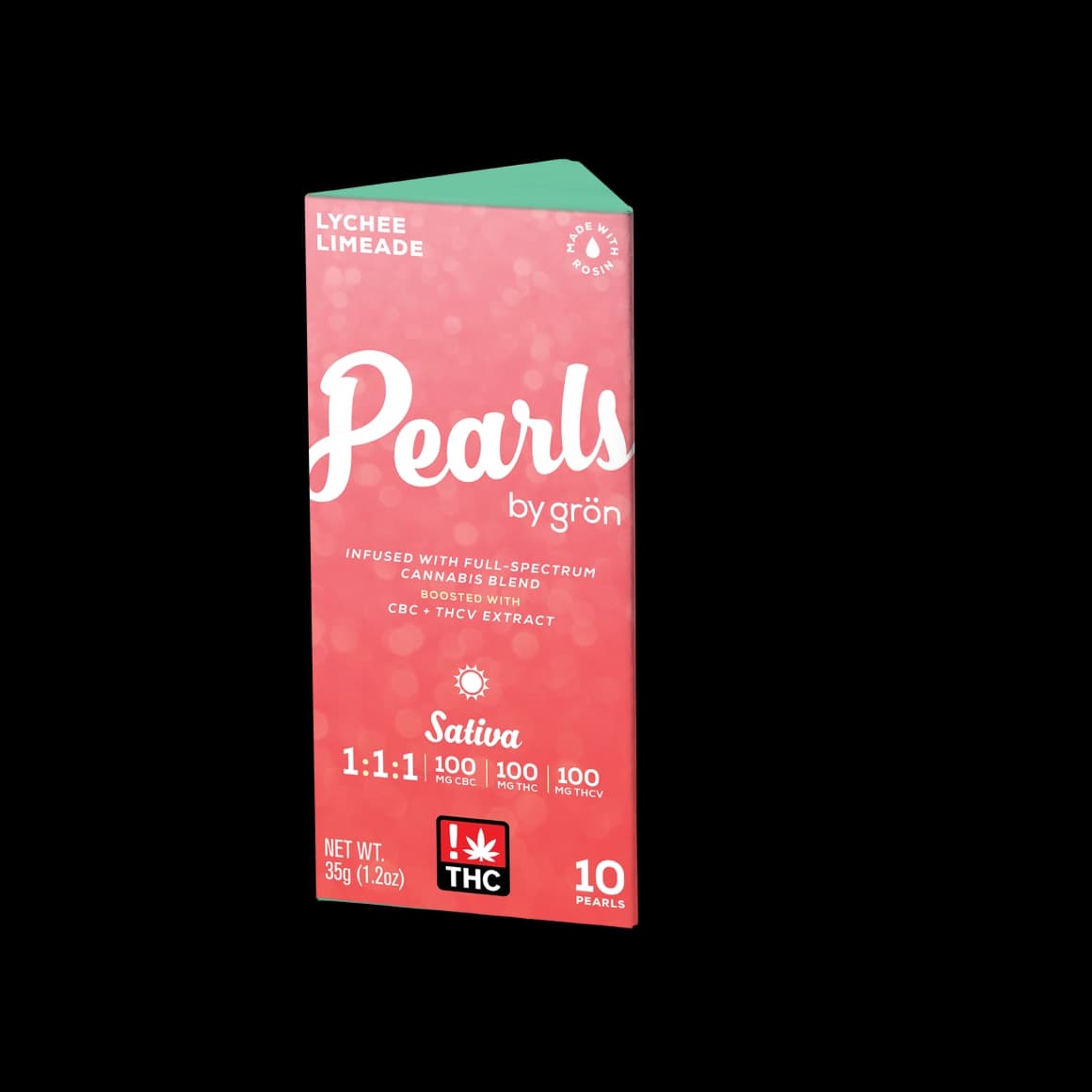 Lychee Limeade Pearl Gummies [1:1:1 THC:THCV:CBC] 10pk