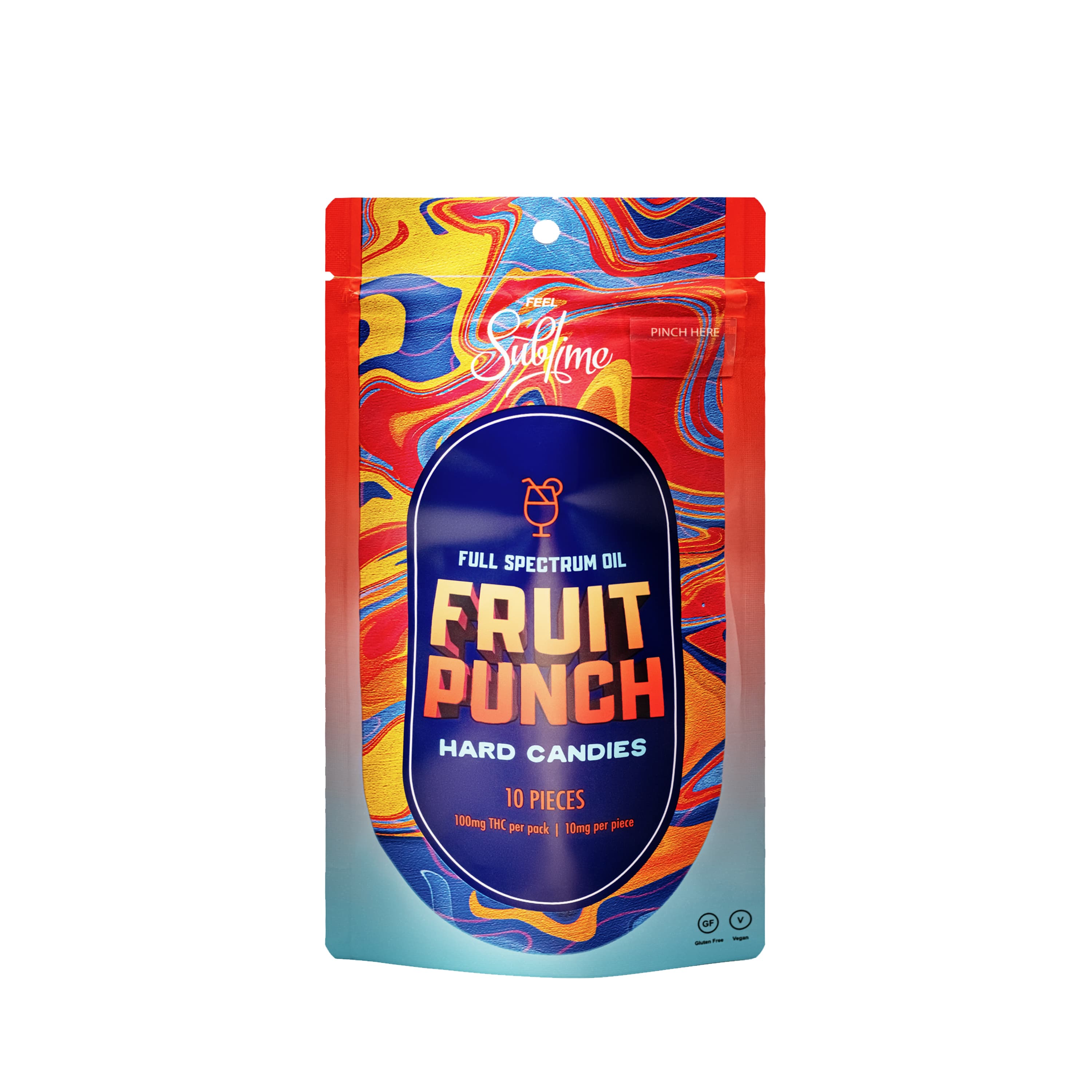 Sublime - RSO Hard Candy - Fruit Punch (H) (100mg)