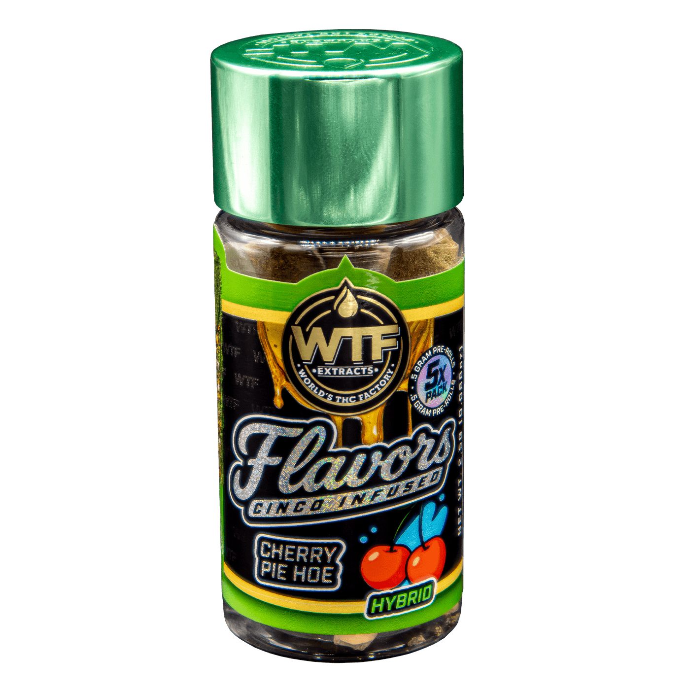 WTF - Cinco Infused Preroll 5pk - Cherry Pie Hoe (H) (2.5g)