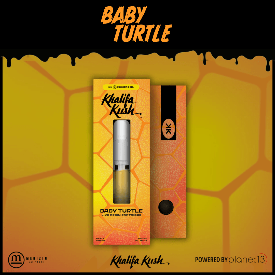 Khalifa Kush Baby Turtle .5g Live Resin Vape Cartridge