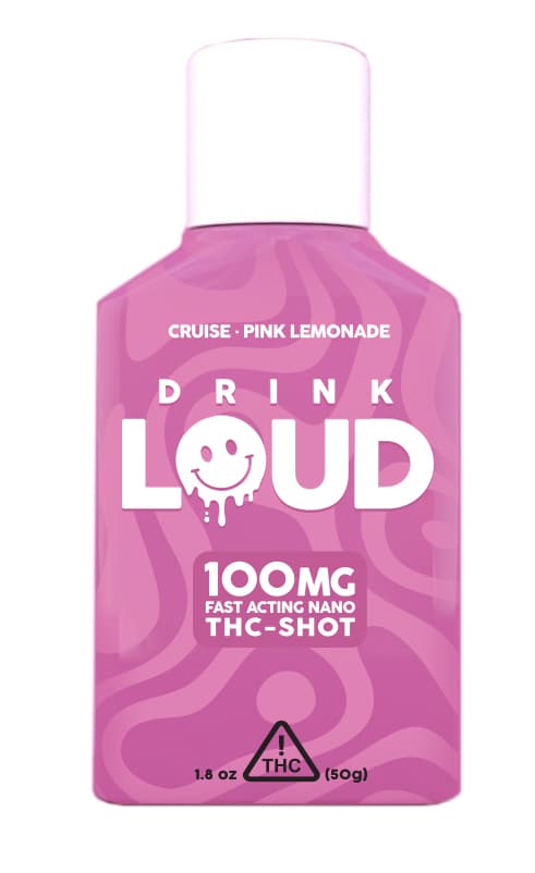 PINK LEMONADE SHOT 100MG DRINK LOUD M{319} N{39}