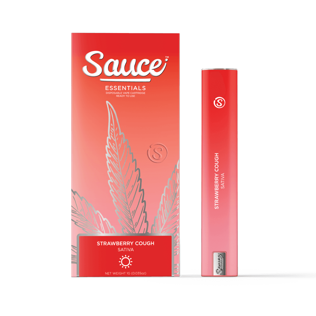 Sauce Essentials Strawberry Cough (S) Live Resin Disposable Vape 1g
