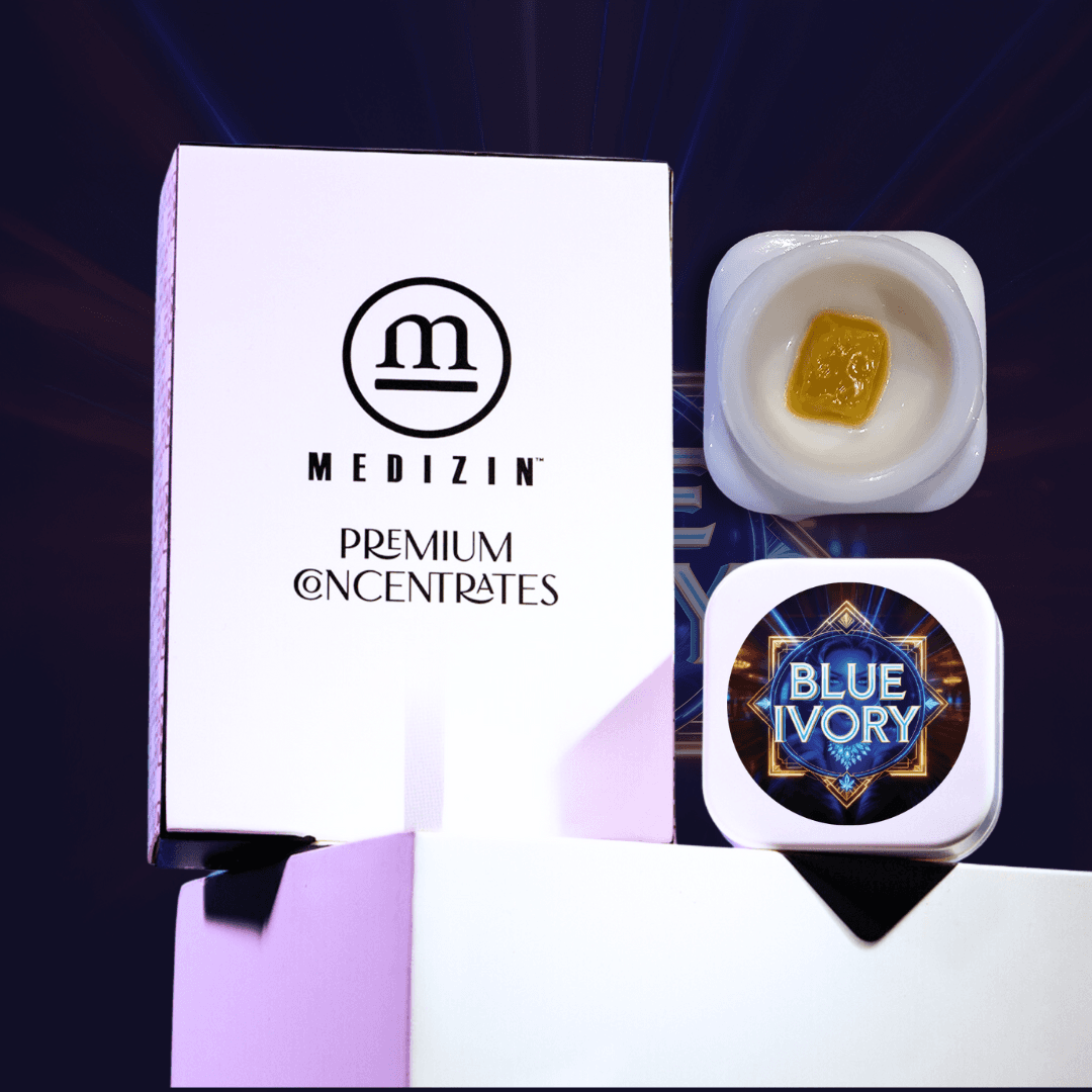 Medizin Blue Ivory 1g Live Resin Badder