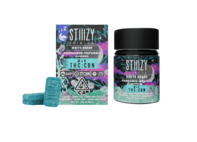 Stiiizy | White Berry | 100mg [2:1 THC:CBN] [Gummy]