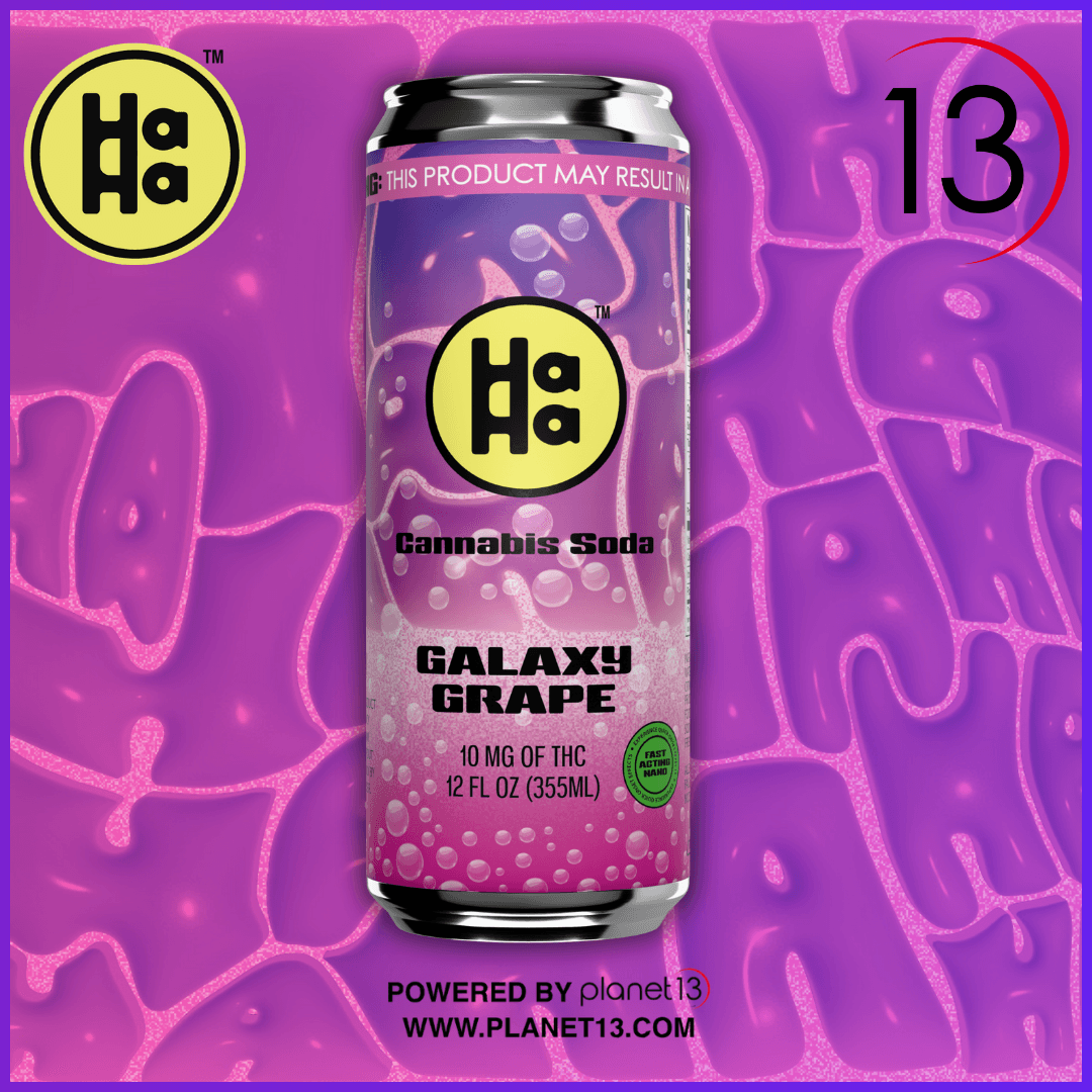 HaHa Galaxy Grape 10mg Beverage