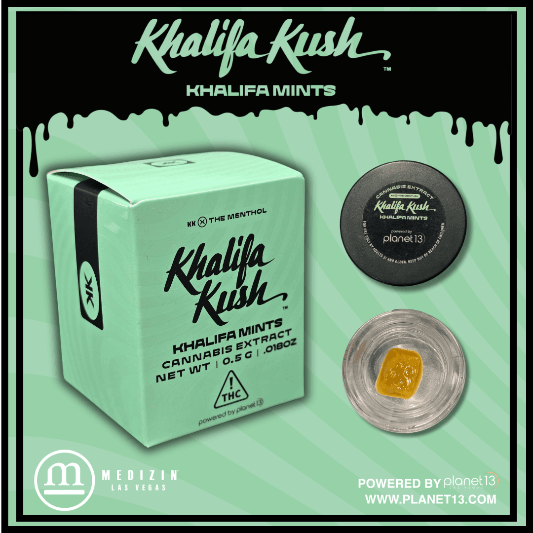Khalifa Kush Khalifa Mints .5g Live Resin Badder