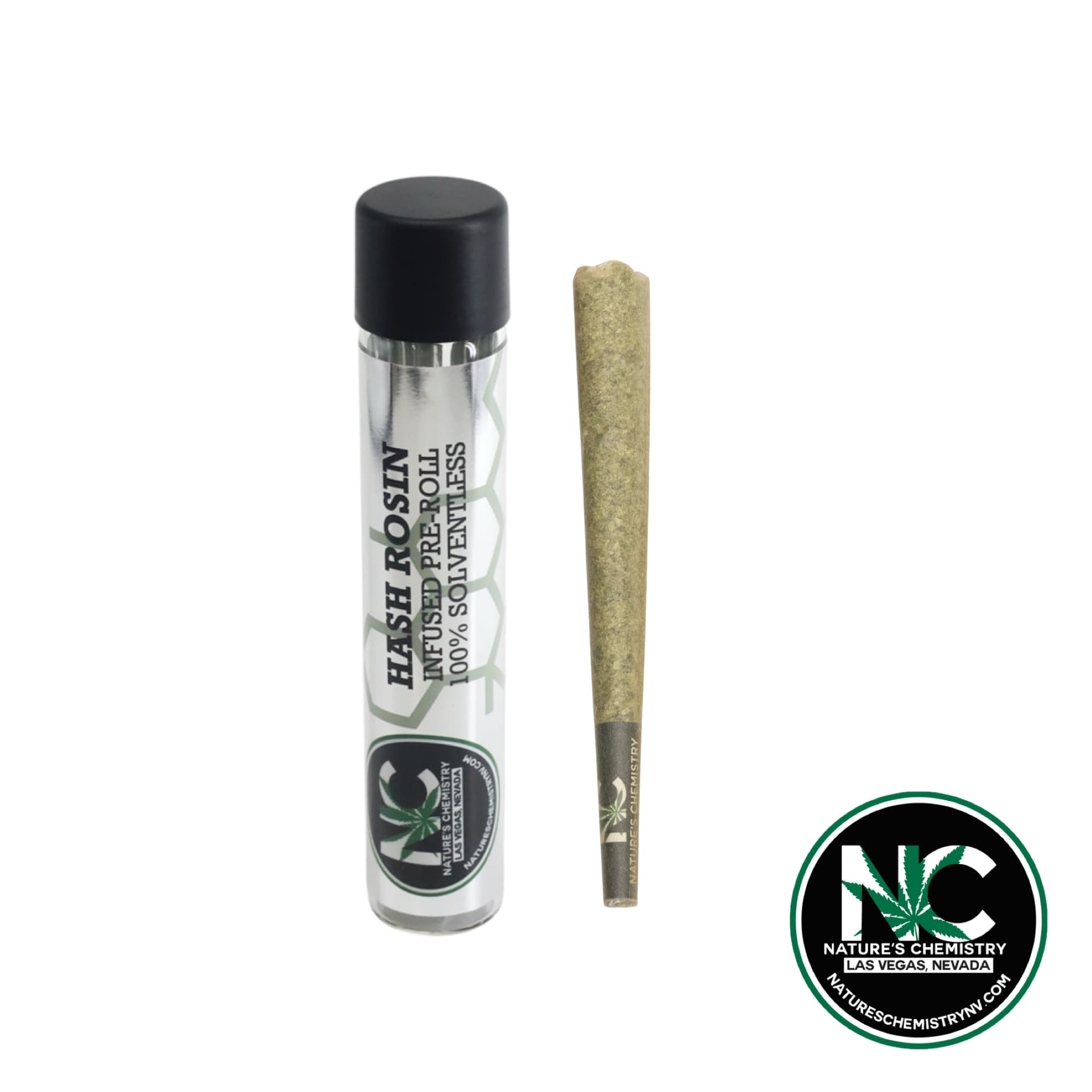 Nature's Chemistry Hash Infused Preroll Don Garlicino 1g