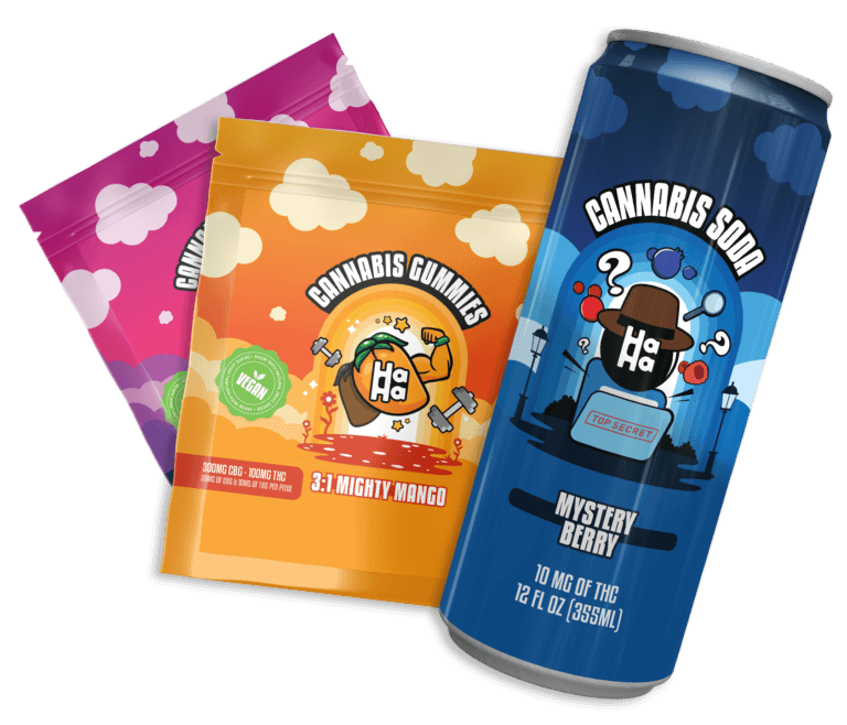 HaHa | High Stakes Blue Razz 2:1 CBN/THC Gummies 100mg