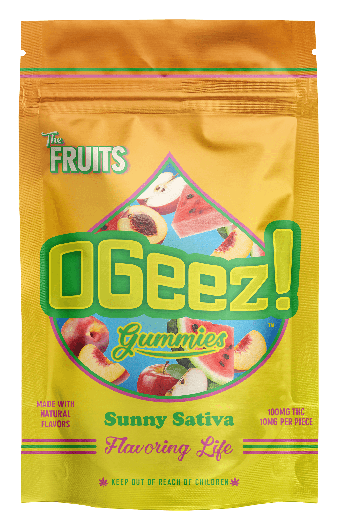 OGeez! - The Fruits Gummies - Sunny Sativa (S) (100mg)