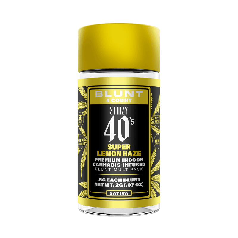 Stiiizy 40's Super Lemon Haze .5g Infused Blunt 4pk