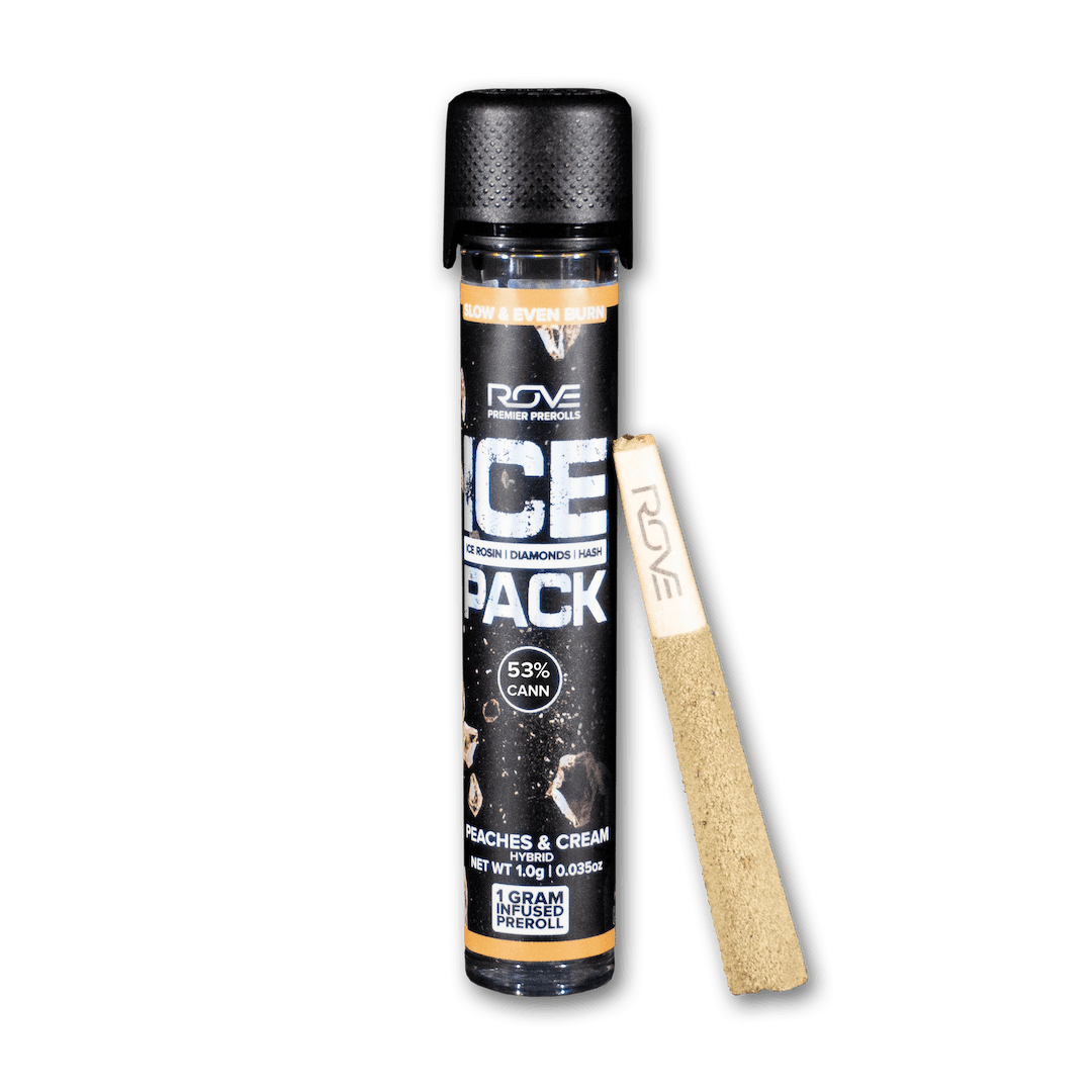 ROVE Peaches & Cream (H) Ice Packs Infused Pre-Roll 1g