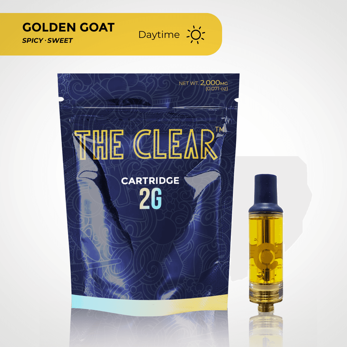 The Clear - The Original Golden Goat Cartridge