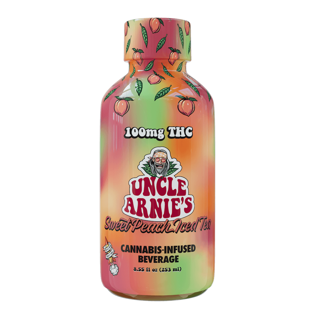Uncle Arnie's Sweet Peach Iced Tea 8oz 100mg