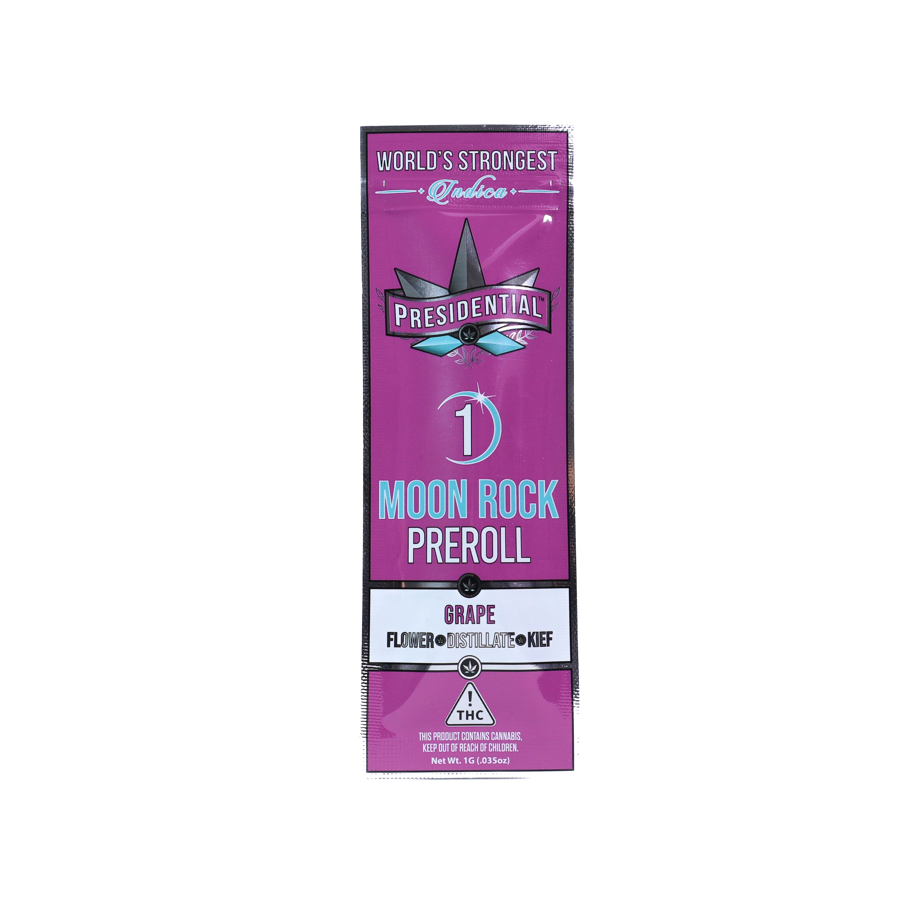 Presidential Grape (I) Moon Rock Infused Pre-Roll 1g