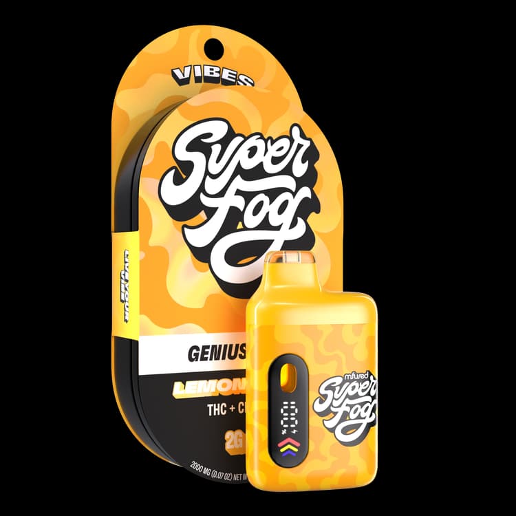 Super Fog AIO Vibes 2000mg Genius Mode Lemon Loopz