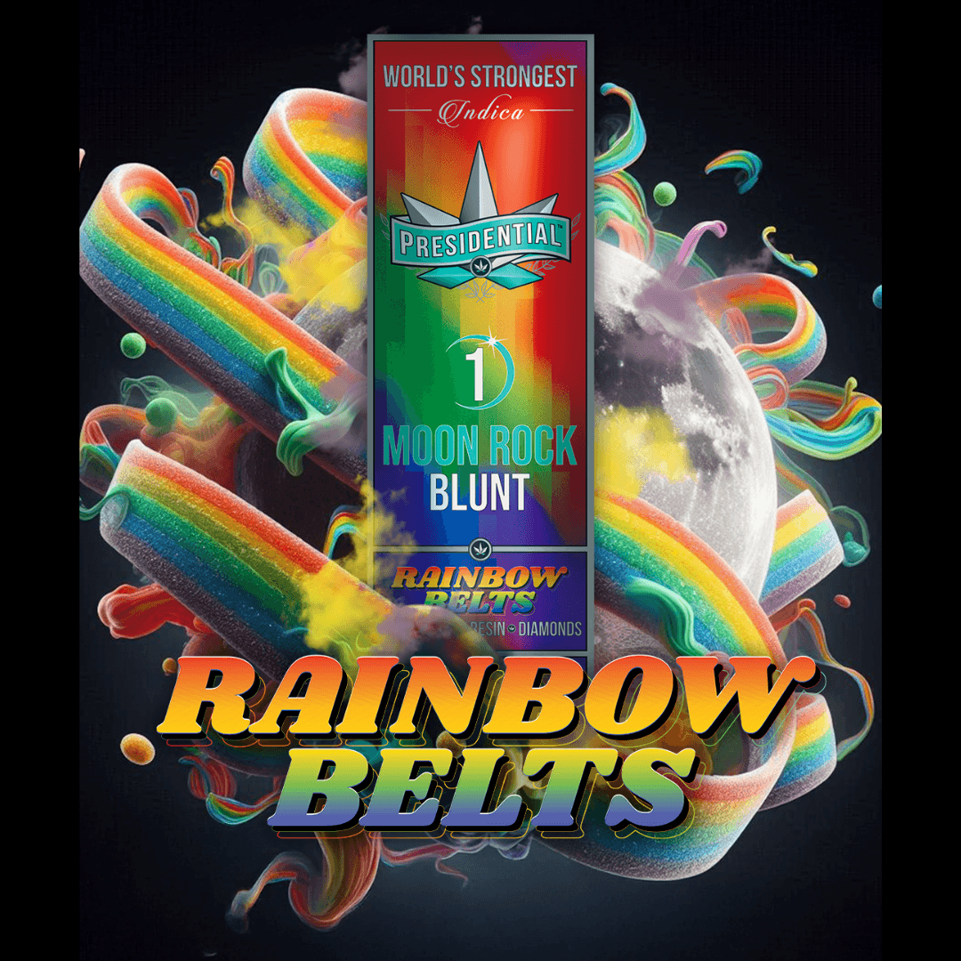 Presidential Rainbow Belts 1.5g Moon Rock Blunt