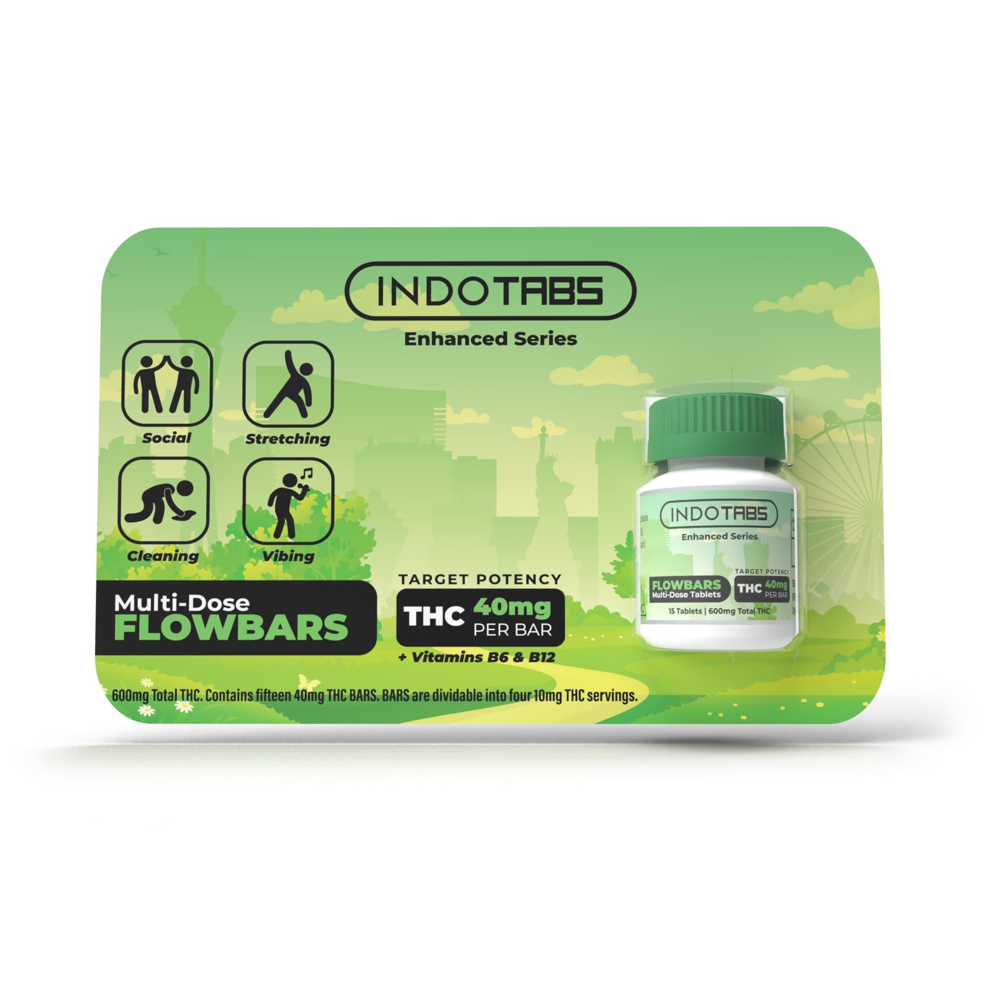 INDOTABS FLOWBARS Tablets 40mg 15pk