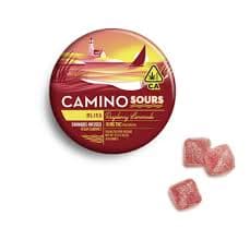 Kiva Camino Sours Raspberry Lemonade Vegan Gummies 10mg 10pk