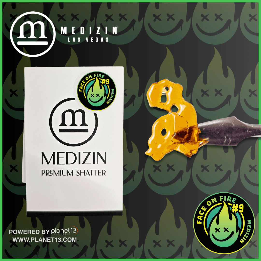 Medizin Face On Fire #9 1g Shatter