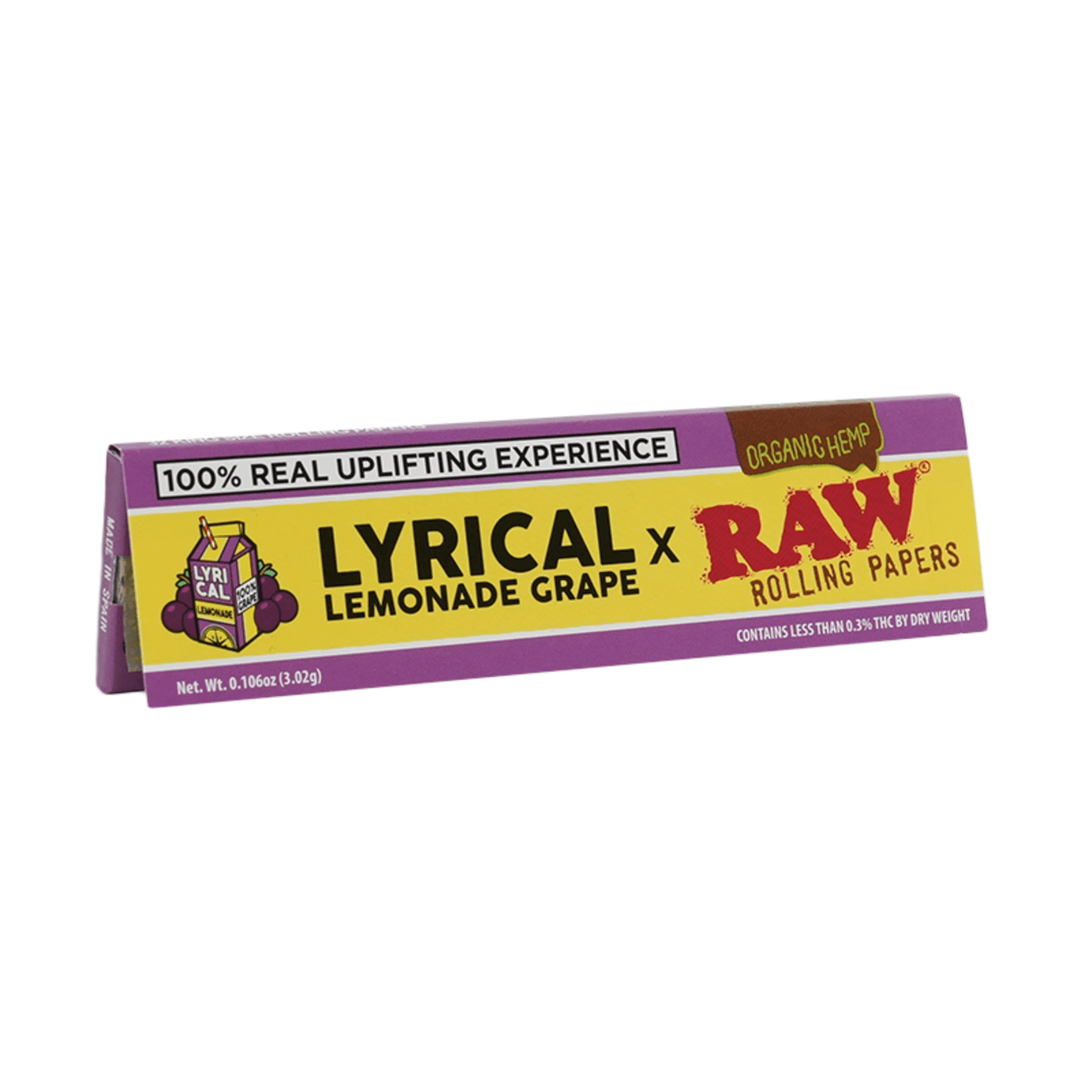 Raw Lyrical Lemonade Grape KS Wide Papers