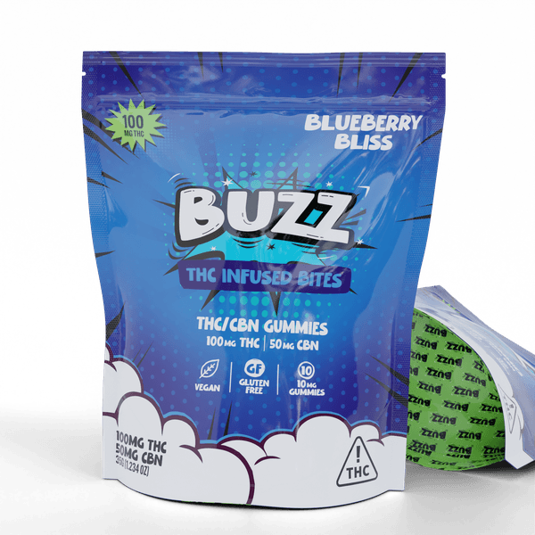BUZZ | 2:1 Blueberry Bliss Gummies 100mg