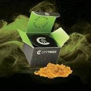 City Trees Peach Ringz (H) Cured Resin Sugar Baller Jar 3.5g