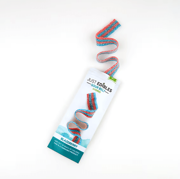 Just Edibles Blazeberry Sour Long Belt 1pk 100mg