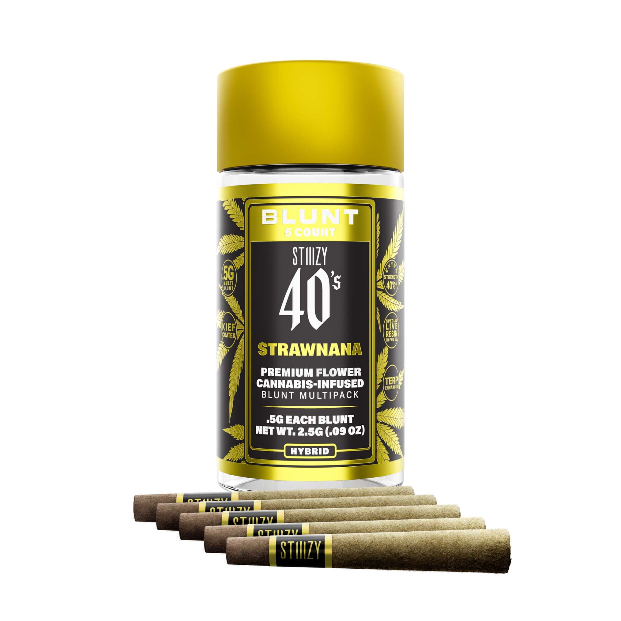 Strawnana 40's Infused Blunts 5pk