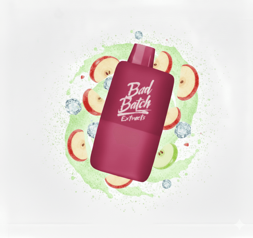 Bad Batch Zour Apple (I) Live Resin Liquid Diamond Disposable Vape 1g