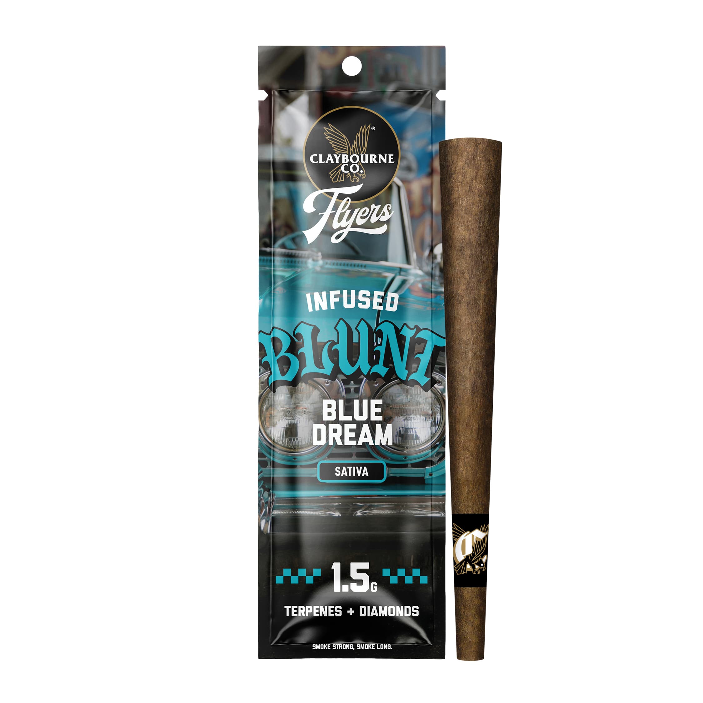 Claybourne Co. Flyers Blue Dream (S) Infused Blunt 1.5g