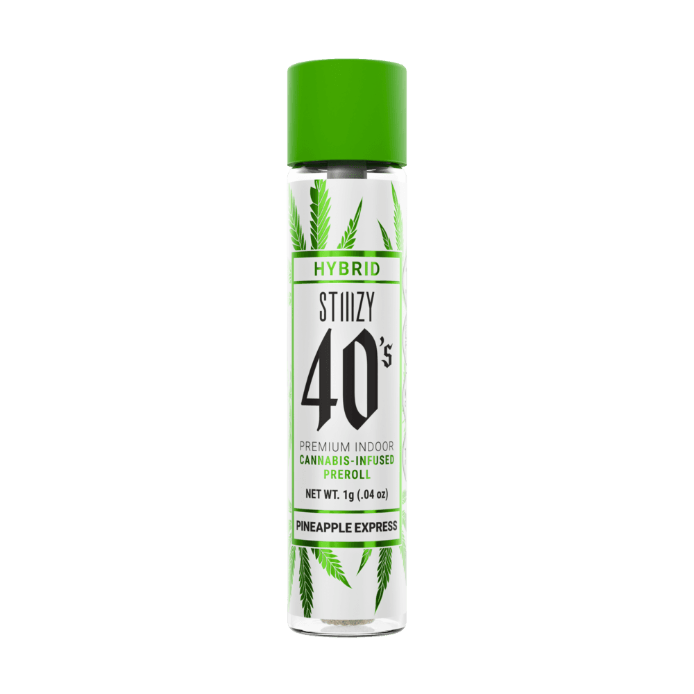 STIIIZY 40's Pineapple Express (H) Infused Pre-Roll 1g
