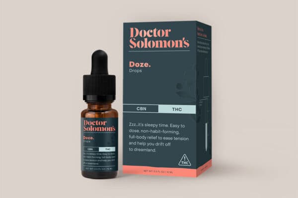 Dr. Solomon's Doze (I) 1:1 CBN:THC Tincture 100mg