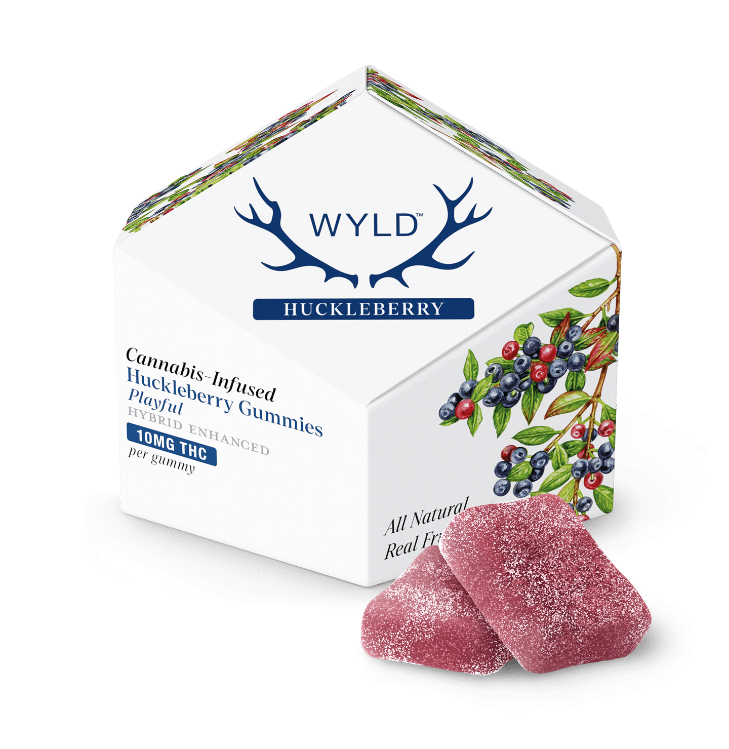Wyld Huckleberry 100mg Gummies